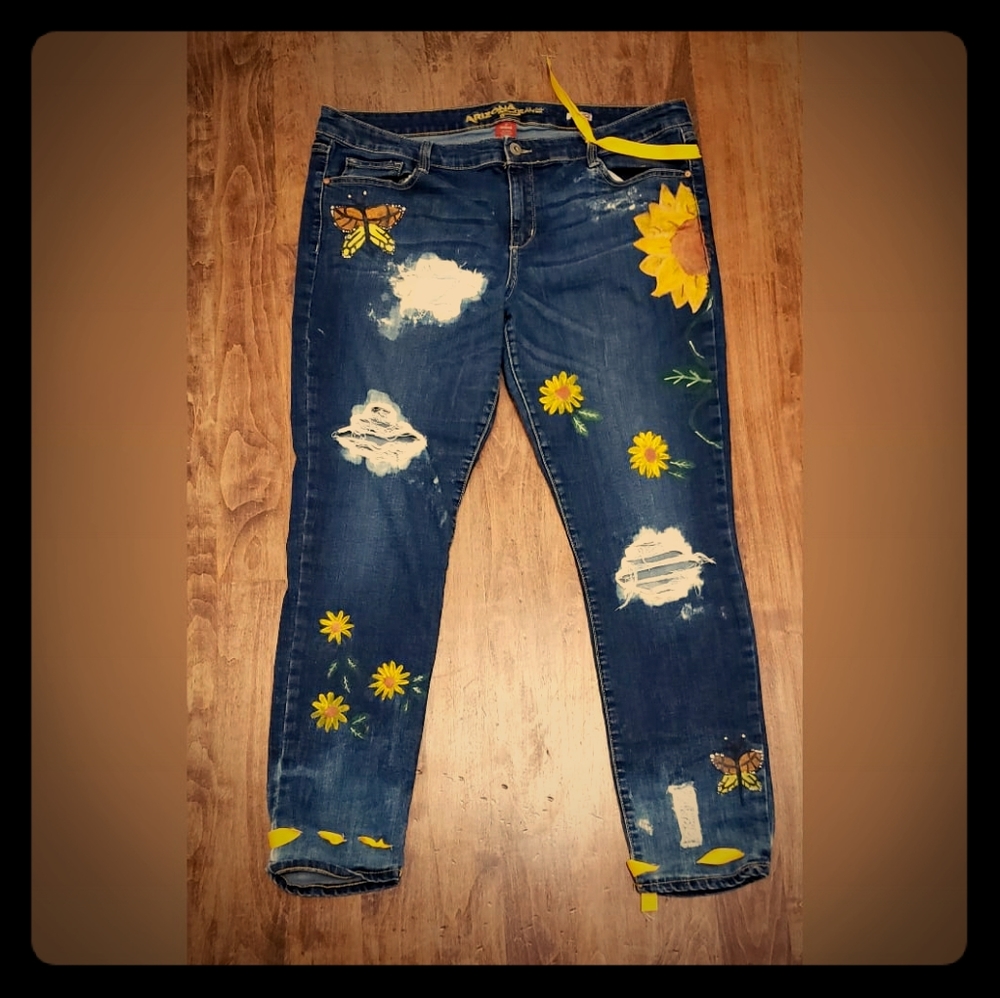Hand designed Jeans